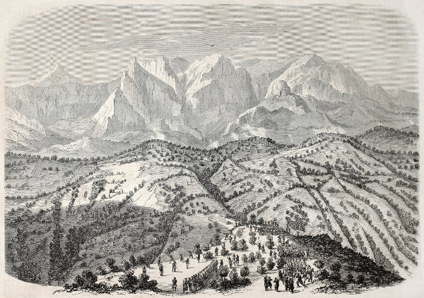 Illustration de la Kabylie au XIXe siècle